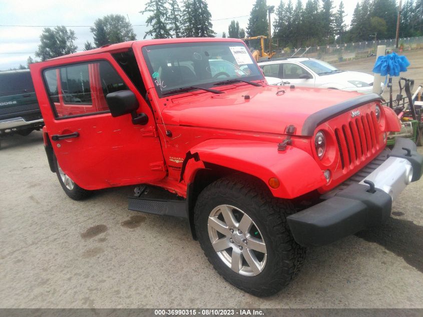 2015 JEEP WRANGLER UNLIMITED SAHARA - 1C4BJWEG7FL588436