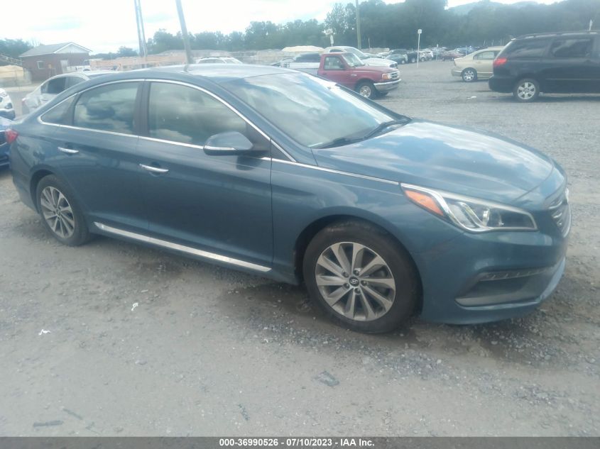 2015 HYUNDAI SONATA 2.4L SPORT - 5NPE34AF8FH102097