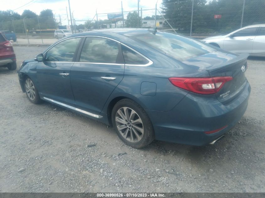 2015 HYUNDAI SONATA 2.4L SPORT - 5NPE34AF8FH102097