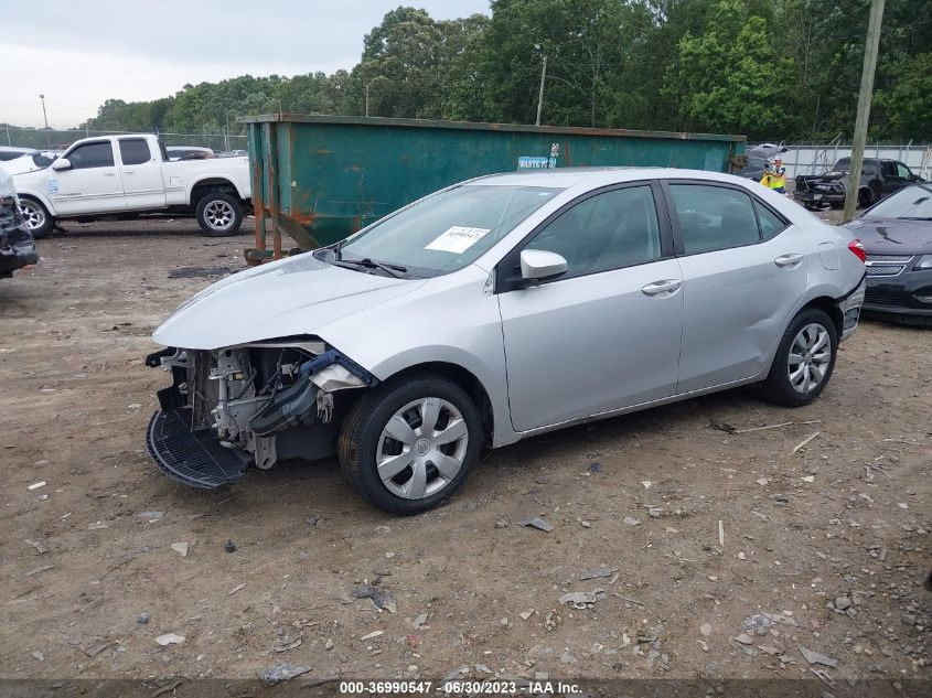 2015 TOYOTA COROLLA L/LE/S/S PLUS/LE PLUS - 2T1BURHE2FC425557