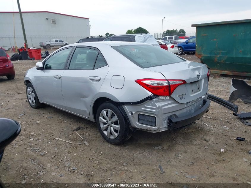 2015 TOYOTA COROLLA L/LE/S/S PLUS/LE PLUS - 2T1BURHE2FC425557