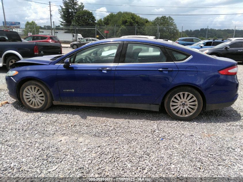 2015 FORD FUSION S HYBRID - 3FA6P0UU8FR116516