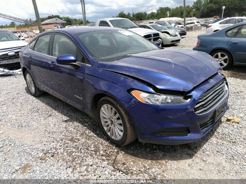 2015 FORD FUSION S HYBRID - 3FA6P0UU8FR116516