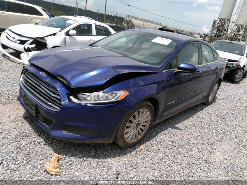 2015 FORD FUSION S HYBRID - 3FA6P0UU8FR116516