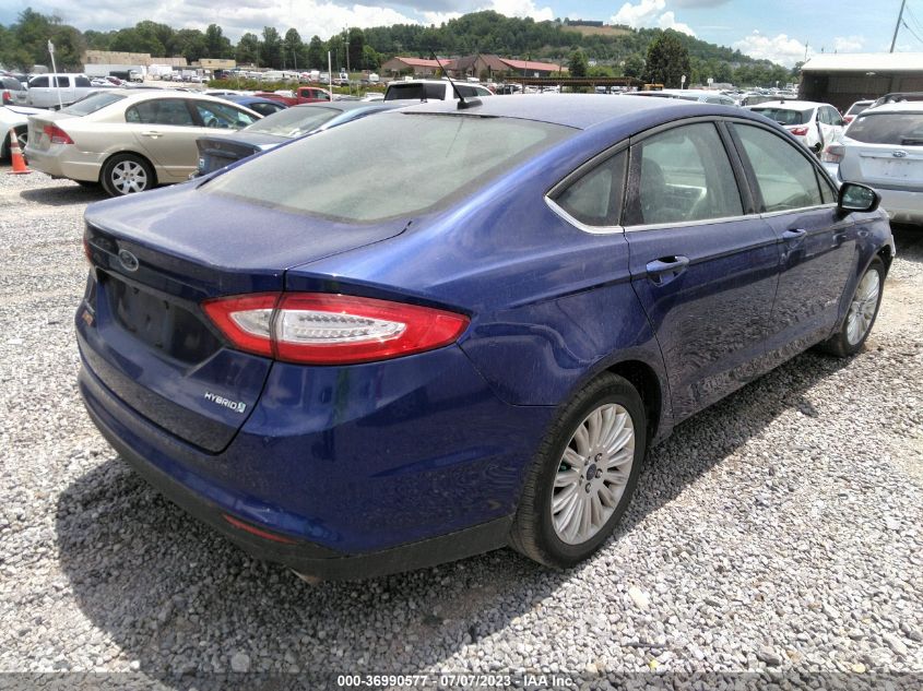 2015 FORD FUSION S HYBRID - 3FA6P0UU8FR116516