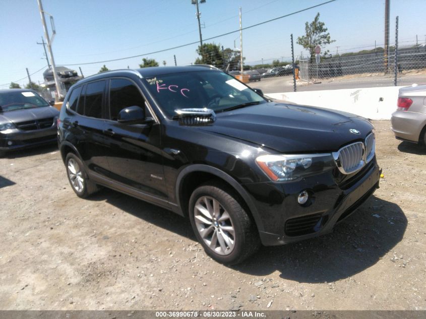 2015 BMW X3 XDRIVE28I - 5UXWX9C55F0D45732