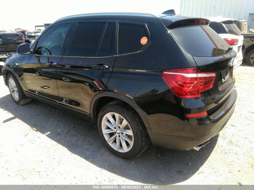 2015 BMW X3 XDRIVE28I - 5UXWX9C55F0D45732