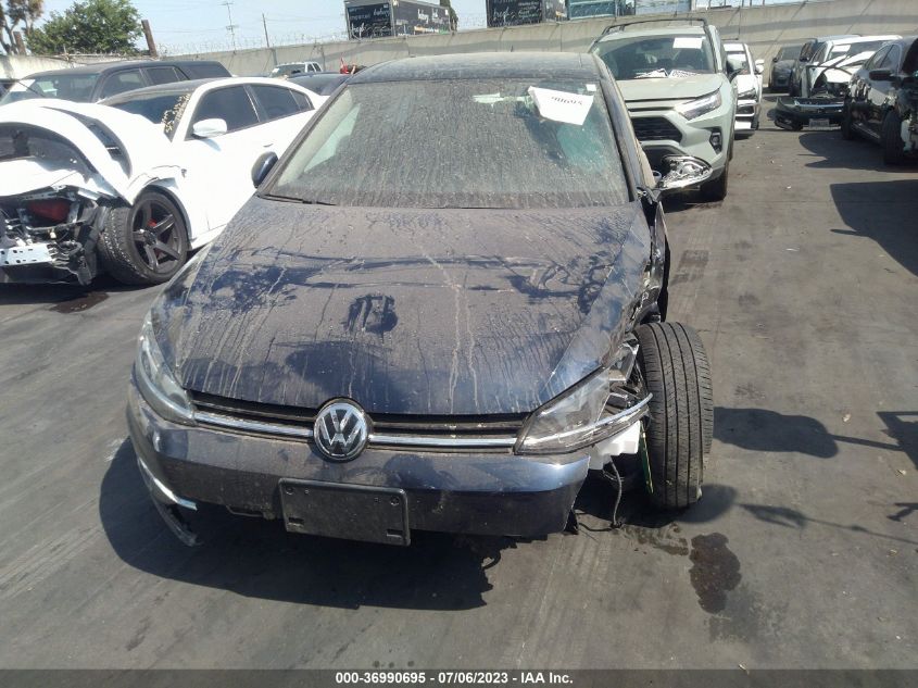 2019 VOLKSWAGEN GOLF S/SE - 3VWG57AU6KM022561