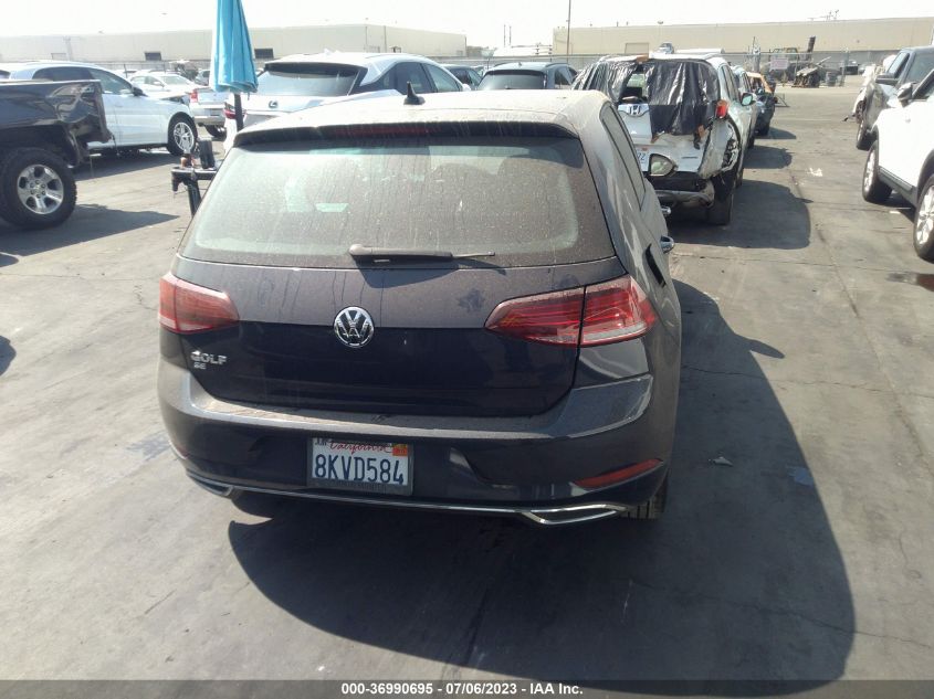 2019 VOLKSWAGEN GOLF S/SE - 3VWG57AU6KM022561