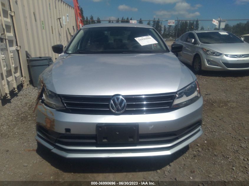 2015 VOLKSWAGEN JETTA SEDAN 2.0L S - 3VW2K7AJ1FM214159