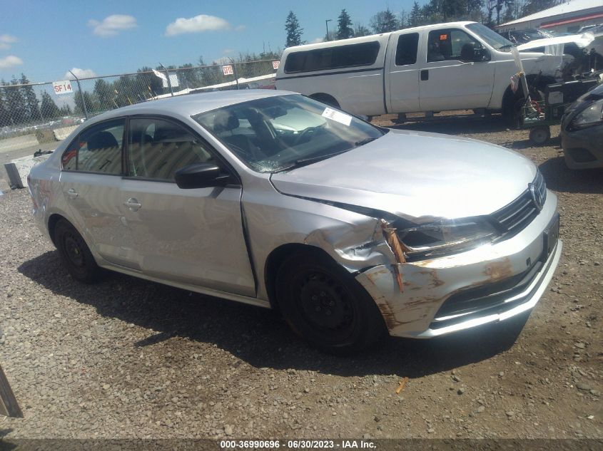 2015 VOLKSWAGEN JETTA SEDAN 2.0L S - 3VW2K7AJ1FM214159