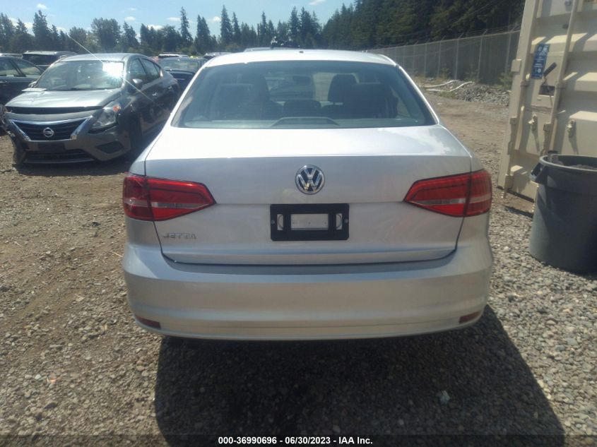 2015 VOLKSWAGEN JETTA SEDAN 2.0L S - 3VW2K7AJ1FM214159