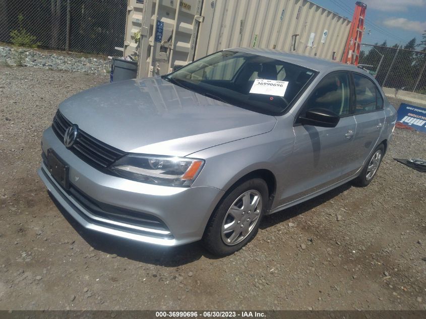 2015 VOLKSWAGEN JETTA SEDAN 2.0L S - 3VW2K7AJ1FM214159