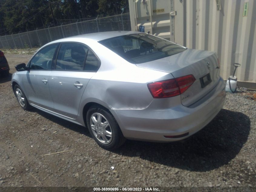 2015 VOLKSWAGEN JETTA SEDAN 2.0L S - 3VW2K7AJ1FM214159