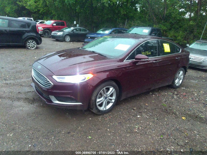 2018 FORD FUSION SE - 3FA6P0HD0JR143079