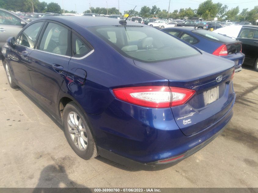 2015 FORD FUSION S - 3FA6P0G74FR303791