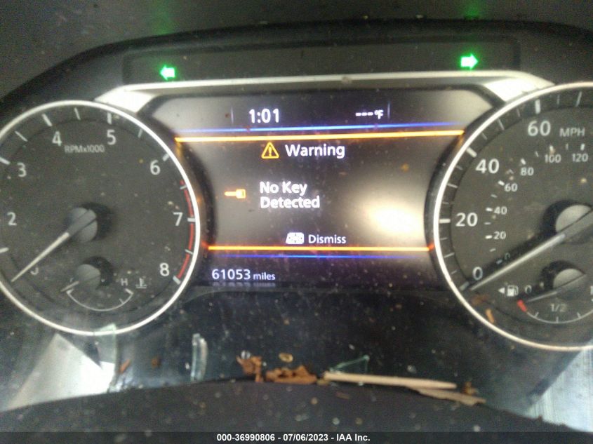 2019 NISSAN ALTIMA SL - 1N4BL4EV0KC118973