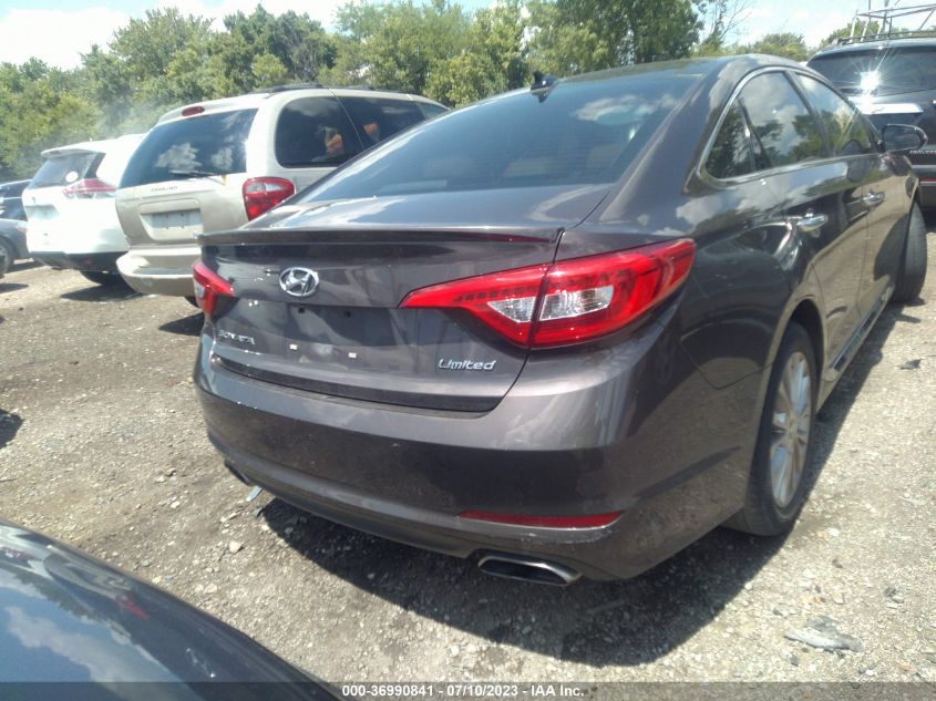 2015 HYUNDAI SONATA 2.4L LIMITED - 5NPE34AF0FH143257