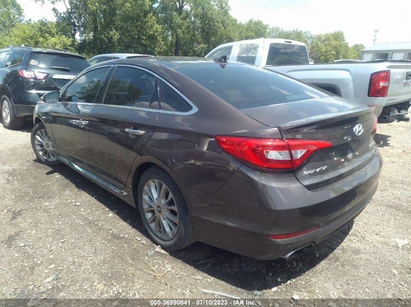 2015 HYUNDAI SONATA 2.4L LIMITED - 5NPE34AF0FH143257