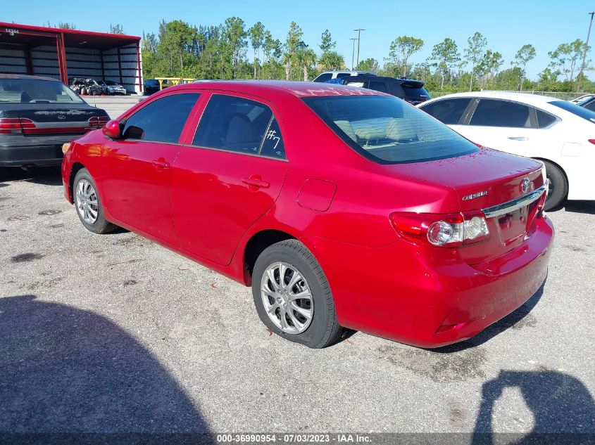 2013 TOYOTA COROLLA L/LE/S - 2T1BU4EE0DC017661