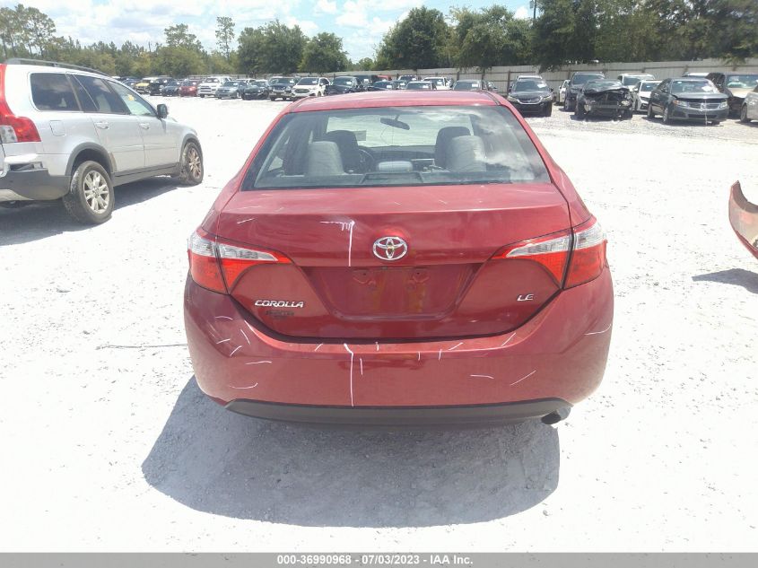 2016 TOYOTA COROLLA L/LE/S/S PLUS/LE PLUS - 5YFBURHE8GP391223