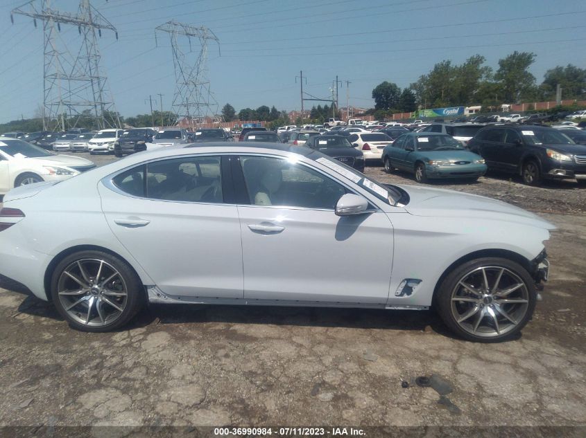 2022 GENESIS G70 2.0T - KMTG34TA2NU086656