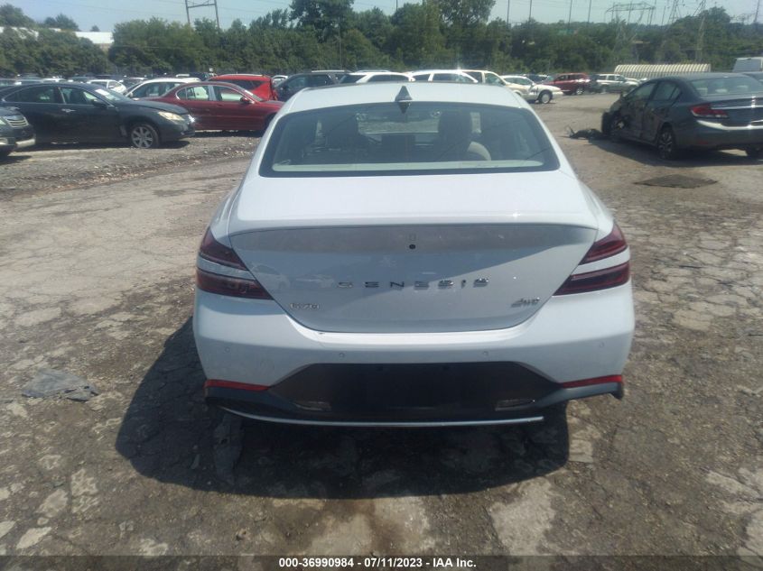 2022 GENESIS G70 2.0T - KMTG34TA2NU086656