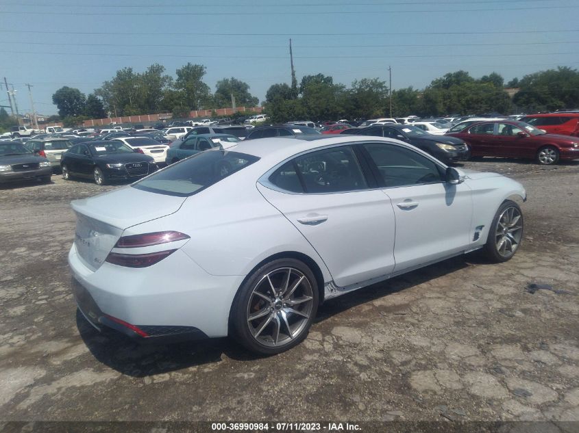 2022 GENESIS G70 2.0T - KMTG34TA2NU086656