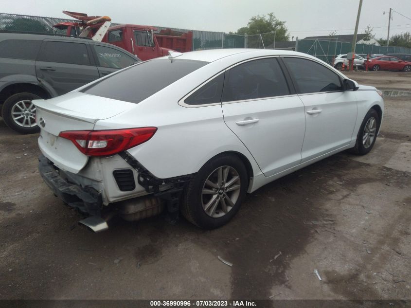 2015 HYUNDAI SONATA 2.4L SE - 5NPE24AFXFH188029