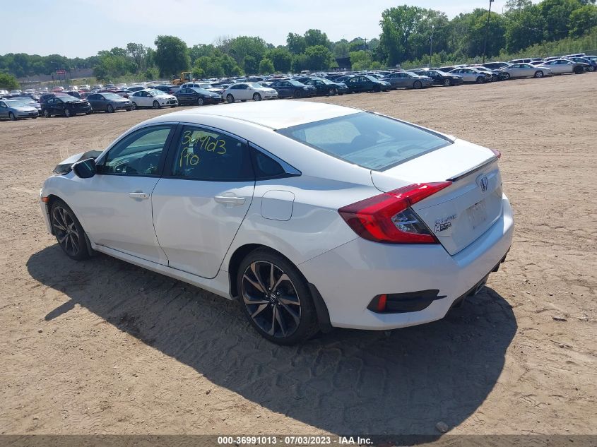 VIN 2HGFC2F82LH514833 2020 HONDA CIVIC SEDAN SPORT