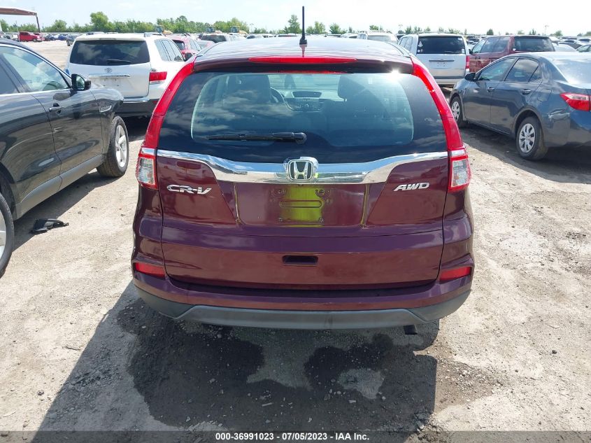 2015 HONDA CR-V LX - 5J6RM4H34FL124162