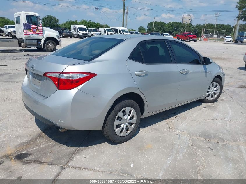 2014 TOYOTA COROLLA L/LE/S/S PLUS/LE PLUS - 2T1BURHE1EC088331