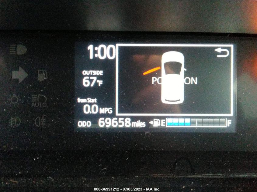 2018 TOYOTA PRIUS C ONE/TWO/THREE/FOUR - JTDKDTB37J1604453
