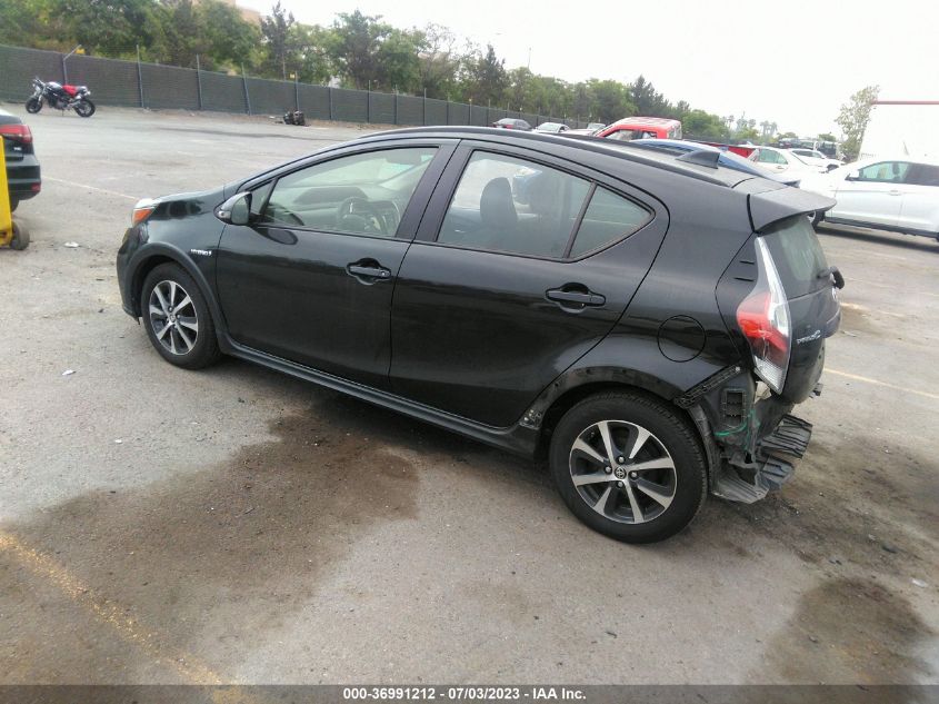 2018 TOYOTA PRIUS C ONE/TWO/THREE/FOUR - JTDKDTB37J1604453