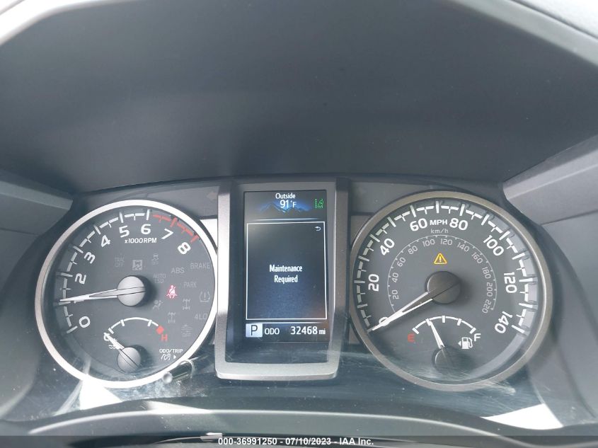 2022 TOYOTA TACOMA 4WD SR/SR5/TRD SPORT - 3TMCZ5AN7NM466345