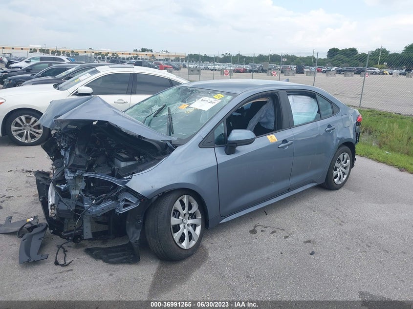 VIN 5YFEPMAE4MP229375 2021 TOYOTA COROLLA LE