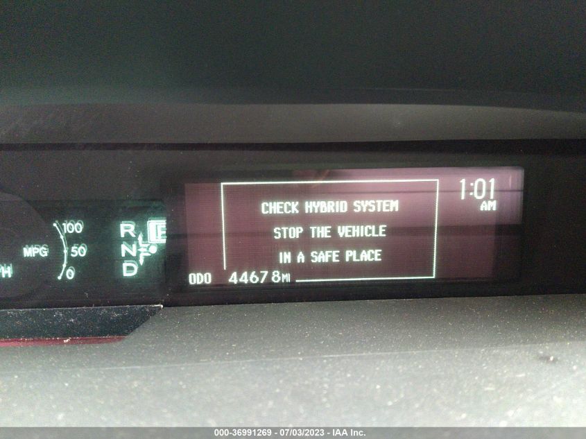 2014 TOYOTA PRIUS FOUR/FIVE/THREE/ONE/TWO - JTDKN3DUXE1780583