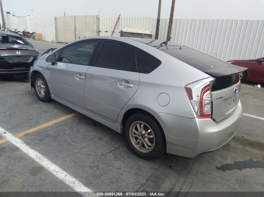 2014 TOYOTA PRIUS FOUR/FIVE/THREE/ONE/TWO - JTDKN3DUXE1780583