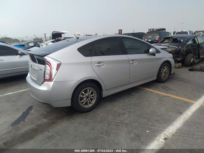 2014 TOYOTA PRIUS FOUR/FIVE/THREE/ONE/TWO - JTDKN3DUXE1780583