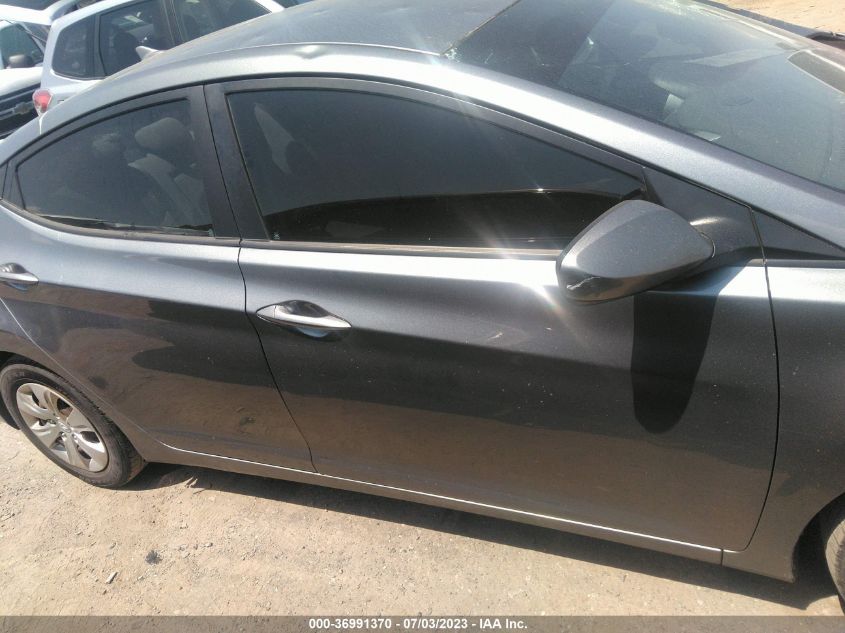 2016 HYUNDAI ELANTRA SE - KMHDH4AE1GU619281
