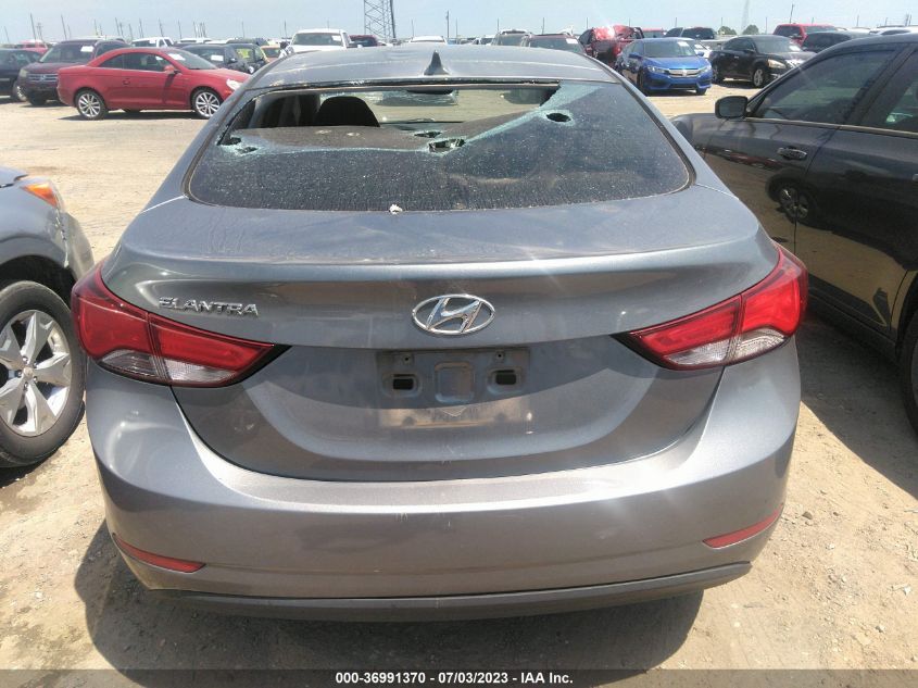 2016 HYUNDAI ELANTRA SE - KMHDH4AE1GU619281