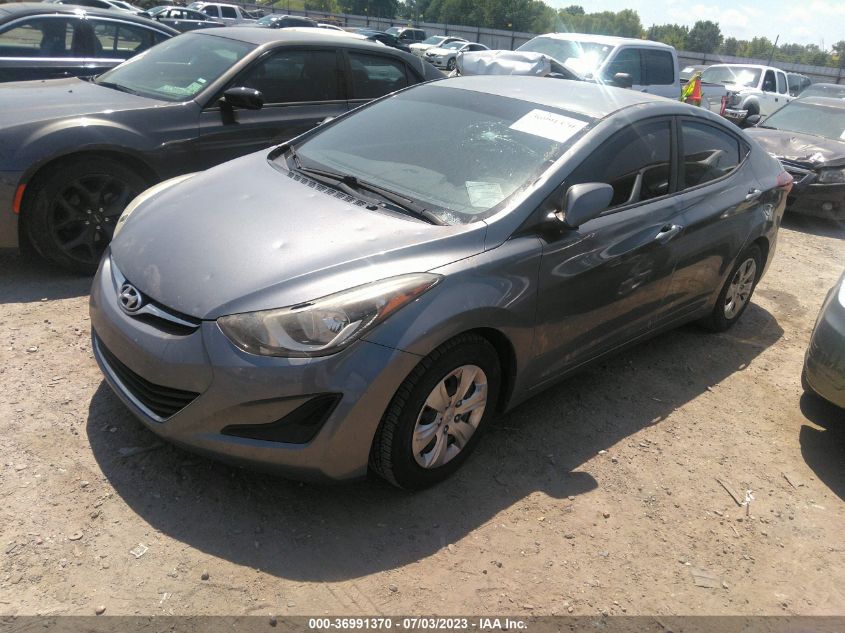 2016 HYUNDAI ELANTRA SE - KMHDH4AE1GU619281