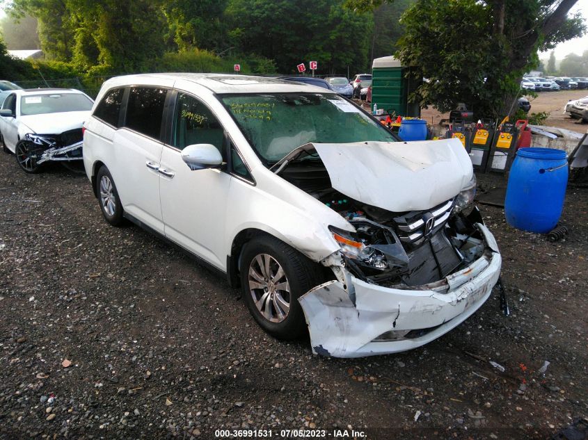 2014 HONDA ODYSSEY EX-L - 5FNRL5H63EB124020