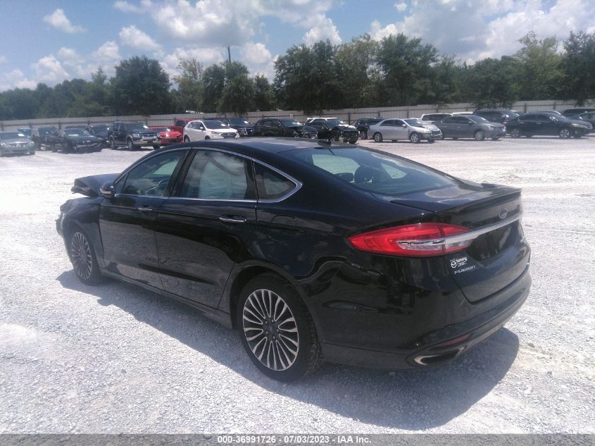 2017 FORD FUSION TITANIUM/PLATINUM - 3FA6P0K99HR130524