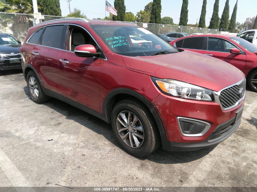 2016 KIA SORENTO LX - 5XYPG4A30GG099028