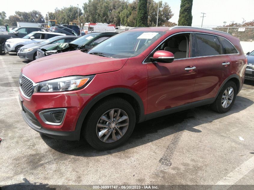 2016 KIA SORENTO LX - 5XYPG4A30GG099028