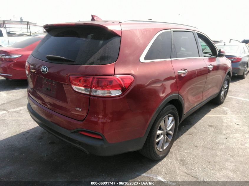 2016 KIA SORENTO LX - 5XYPG4A30GG099028