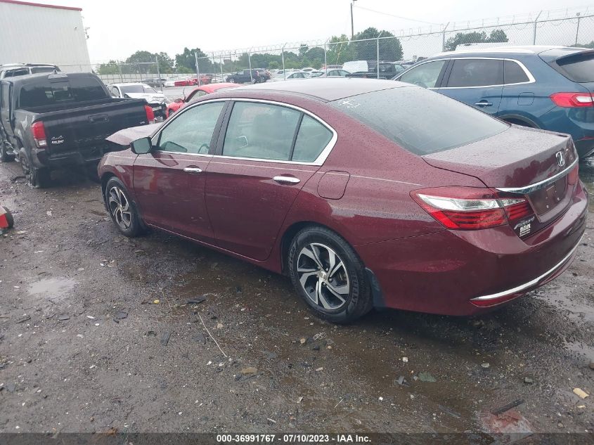 2016 HONDA ACCORD SEDAN LX - 1HGCR2F35GA222166
