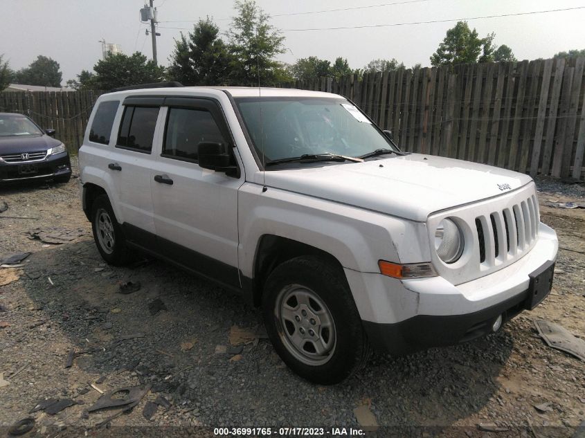 2016 JEEP PATRIOT SPORT - 1C4NJPBA7GD770457