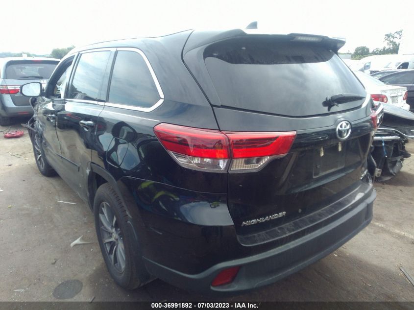 2017 TOYOTA HIGHLANDER XLE/SE - 5TDJZRFH5HS438713